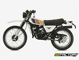 YAMAHA DTMX 125 von 1981 zu 1992